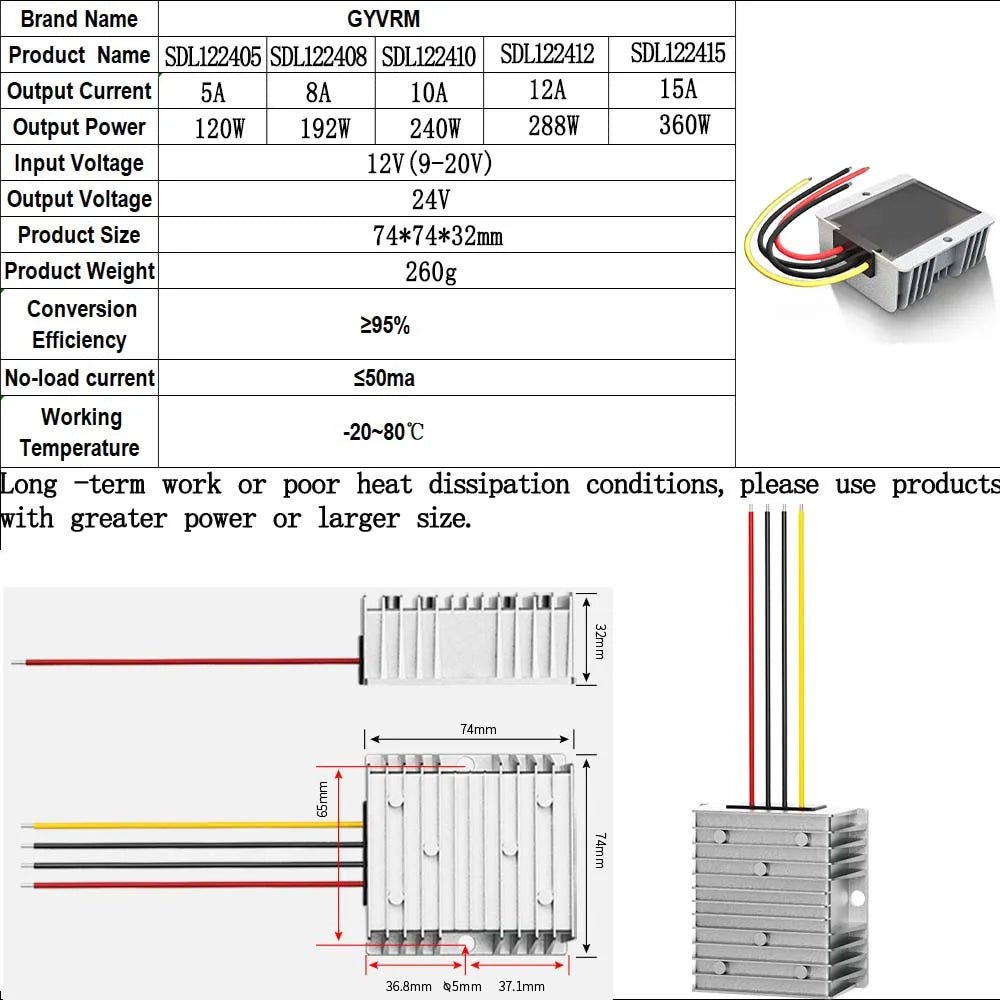 Gyvrm 12v a 24v 1a 2a 3a 4a 5a 10a 15a 20a 25a conversor dc step - up 12 volts a 24 volts 120w regulador de tensão de impulso ce rohs - LUFT SECURITY LTDA12V PARA 24V 5AGyvrm 12v a 24v 1a 2a 3a 4a 5a 10a 15a 20a 25a conversor dc step - up 12 volts a 24 volts 120w regulador de tensão de impulso ce rohs