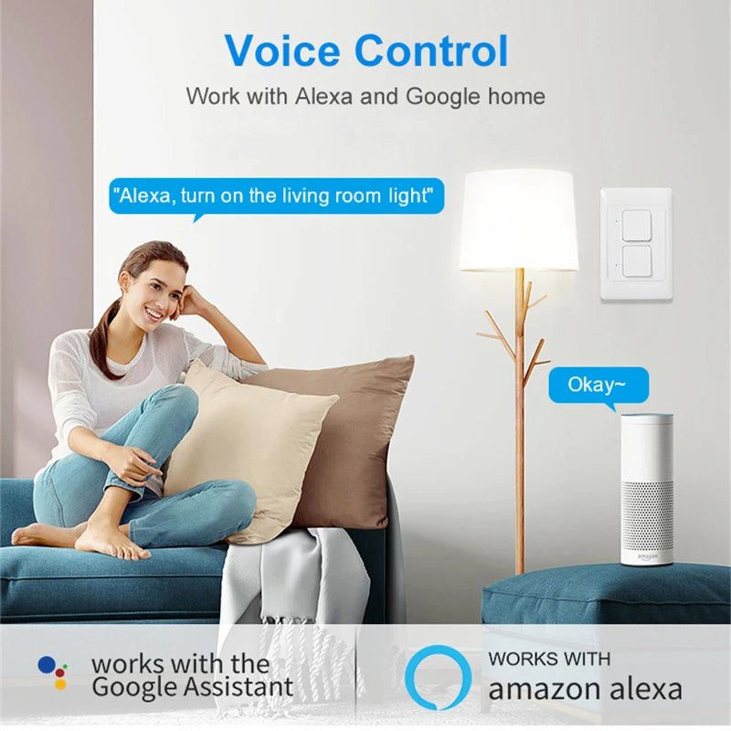 Milfra interruptor de luz inteligente wifi zigbee nenhum fio neutro necessário au kr brasil interruptores de botão de parede 1/2/3gang AC100V - 250V 50/60hz - LUFT SECURITY LTDA3 GangMilfra interruptor de luz inteligente wifi zigbee nenhum fio neutro necessário au kr brasil interruptores de botão de parede 1/2/3gang AC100V - 250V 50/60hz