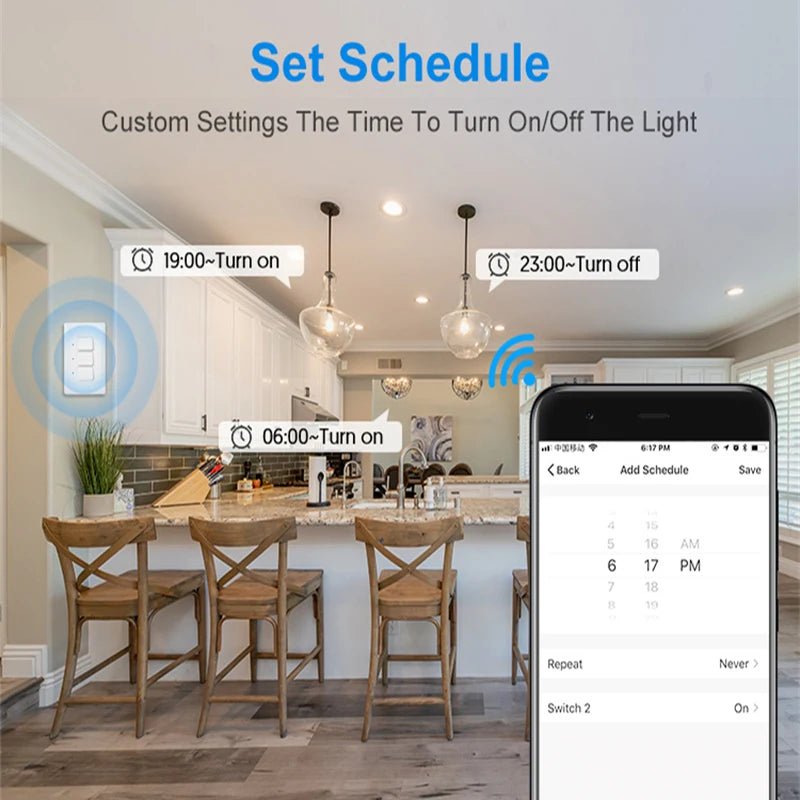 Milfra interruptor de luz inteligente wifi zigbee nenhum fio neutro necessário au kr brasil interruptores de botão de parede 1/2/3gang AC100V - 250V 50/60hz - LUFT SECURITY LTDA3 GangMilfra interruptor de luz inteligente wifi zigbee nenhum fio neutro necessário au kr brasil interruptores de botão de parede 1/2/3gang AC100V - 250V 50/60hz