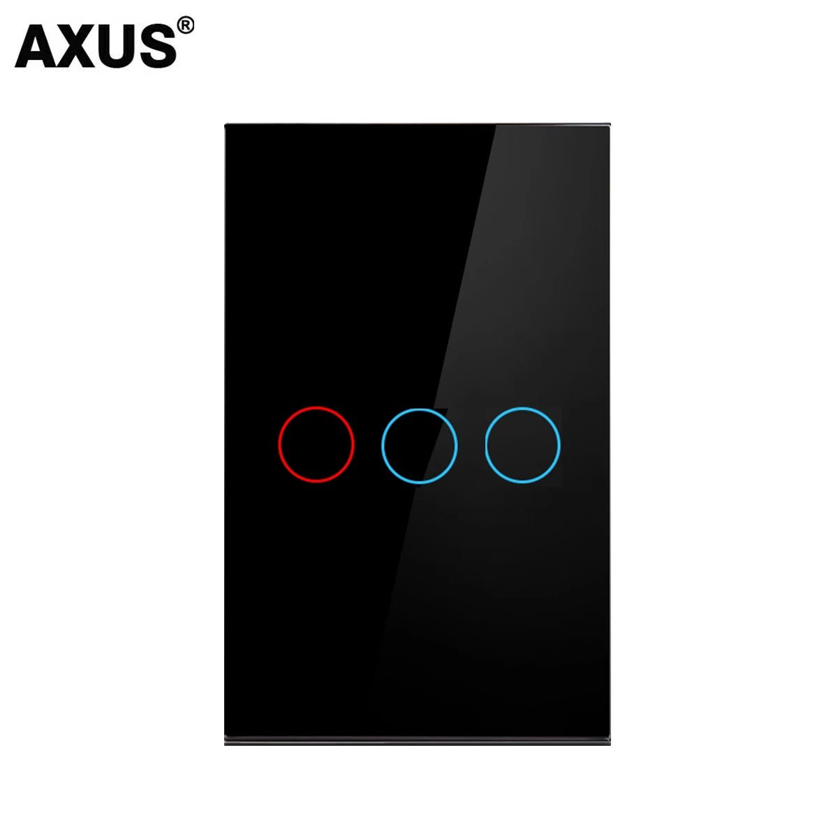 Qncx interruptor de toque de parede padrão ue eua interruptores de luz led painel vidro cristal AC100 - 240V interruptores sensor 1/2/3 gang interruptor - LUFT SECURITY LTDAblack 3 gangQncx interruptor de toque de parede padrão ue eua interruptores de luz led painel vidro cristal AC100 - 240V interruptores sensor 1/2/3 gang interruptor
