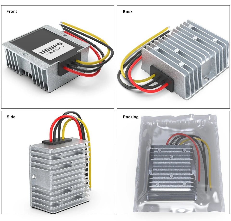 Regulador de tensão DC de alta potência 48V a 24V 60V72Vv para 24V10A20A30A módulo conversor de energia - LUFT SECURITY LTDA15ARegulador de tensão DC de alta potência 48V a 24V 60V72Vv para 24V10A20A30A módulo conversor de energia