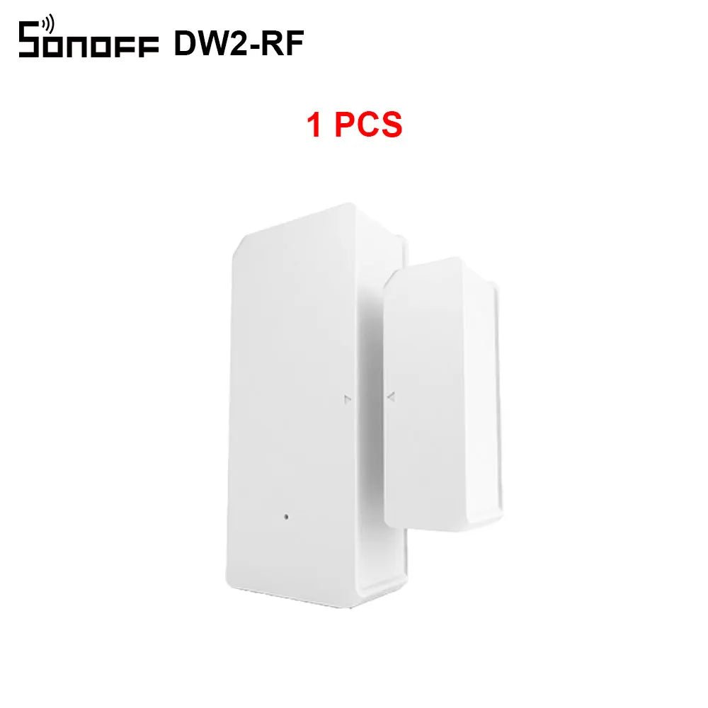 SONOFF - DW2 RF Sensor de alarme de porta e janela, detector de porta magnética sem fio, alarme anti - roubo, segurança doméstica inteligente, 1 a 10 pcs - LUFT SECURITY LTDA1PCS DW2 - RFSONOFF - DW2 RF Sensor de alarme de porta e janela, detector de porta magnética sem fio, alarme anti - roubo, segurança doméstica inteligente, 1 a 10 pcs