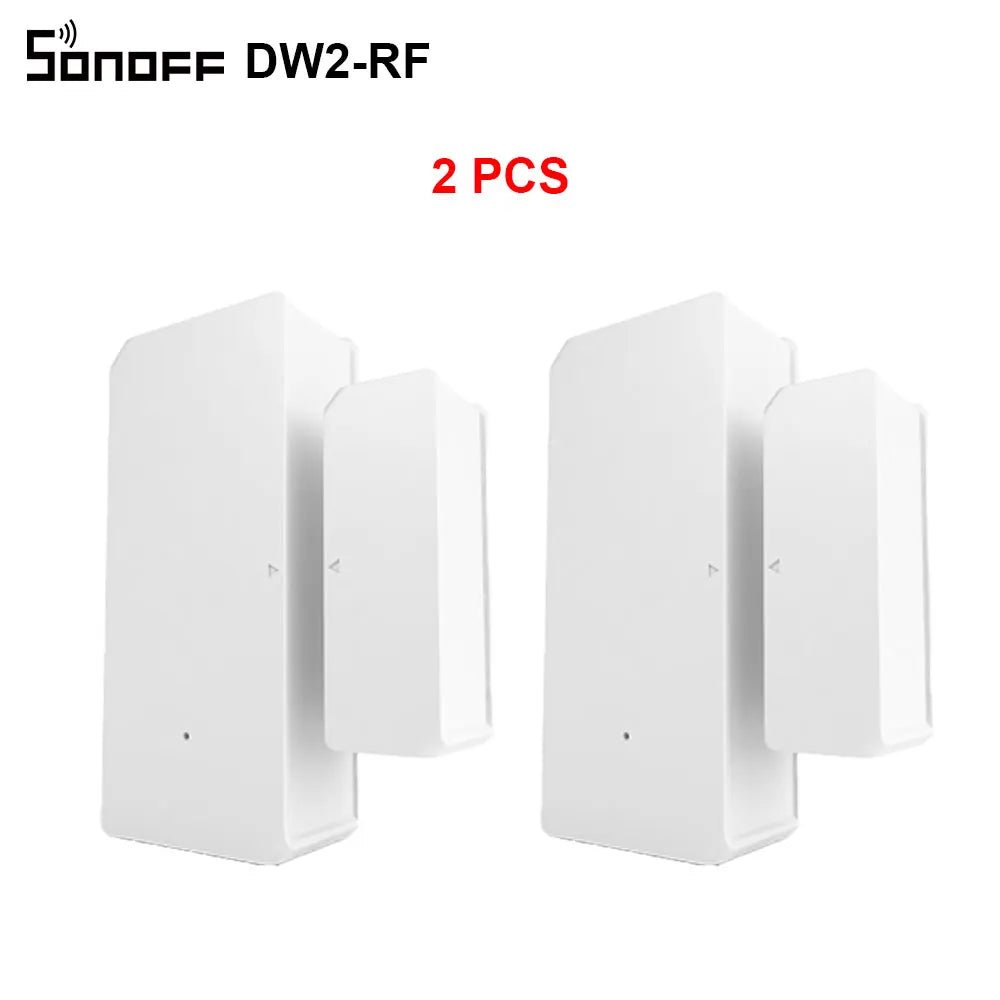 SONOFF - DW2 RF Sensor de alarme de porta e janela, detector de porta magnética sem fio, alarme anti - roubo, segurança doméstica inteligente, 1 a 10 pcs - LUFT SECURITY LTDA2PCS DW2 - RFSONOFF - DW2 RF Sensor de alarme de porta e janela, detector de porta magnética sem fio, alarme anti - roubo, segurança doméstica inteligente, 1 a 10 pcs