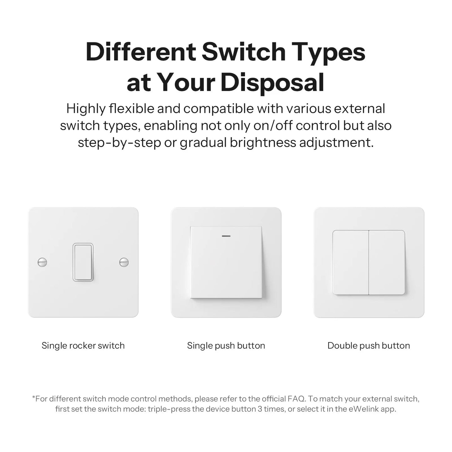 Sonoff MINI - DIM Extreme Matter Over Wi - Fi Smart Dimmer Switch Sem Cintilação Ampliação Compatibilidade de Iluminação Monitoramento de Energia - LUFT SECURITY LTDAMINI - DIMSonoff MINI - DIM Extreme Matter Over Wi - Fi Smart Dimmer Switch Sem Cintilação Ampliação Compatibilidade de Iluminação Monitoramento de Energia