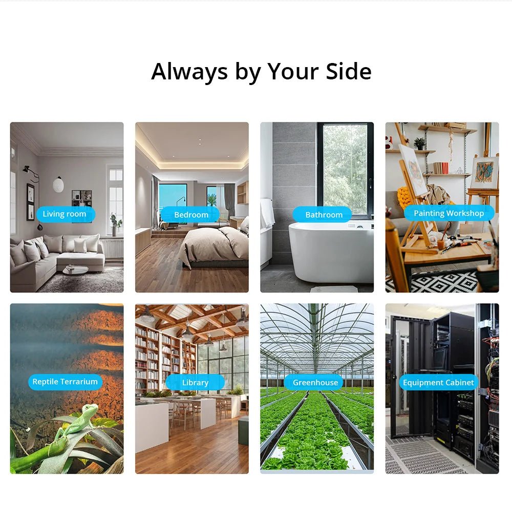 SONOFF SNZB - 02P Zigbee Sensor de umidade e temperatura Alerta de alta precisão Cena inteligente via eWeLink Funciona com vários gateways - LUFT SECURITY LTDASNZB - 02PSONOFF SNZB - 02P Zigbee Sensor de umidade e temperatura Alerta de alta precisão Cena inteligente via eWeLink Funciona com vários gateways