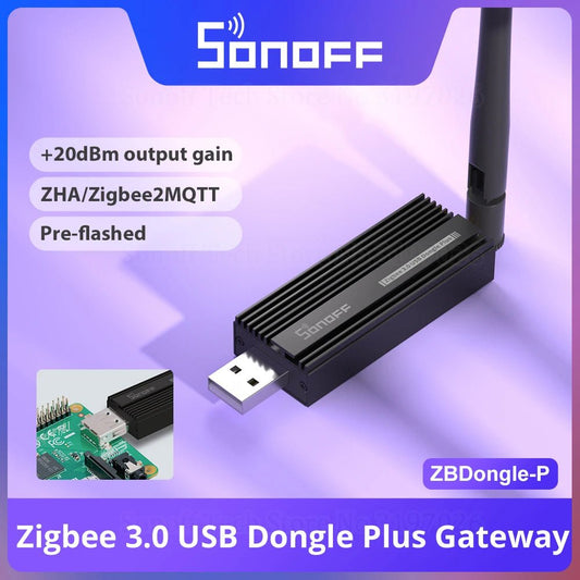 Sonoff zbdongle zigbee 3.0 usb gateway zbdongle plus universal via zha ou zigbee2mqtt suporte sonoff zbmini s26r2zb snzb sensores - LUFT SECURITY LTDAZBDongle - PSonoff zbdongle zigbee 3.0 usb gateway zbdongle plus universal via zha ou zigbee2mqtt suporte sonoff zbmini s26r2zb snzb sensores