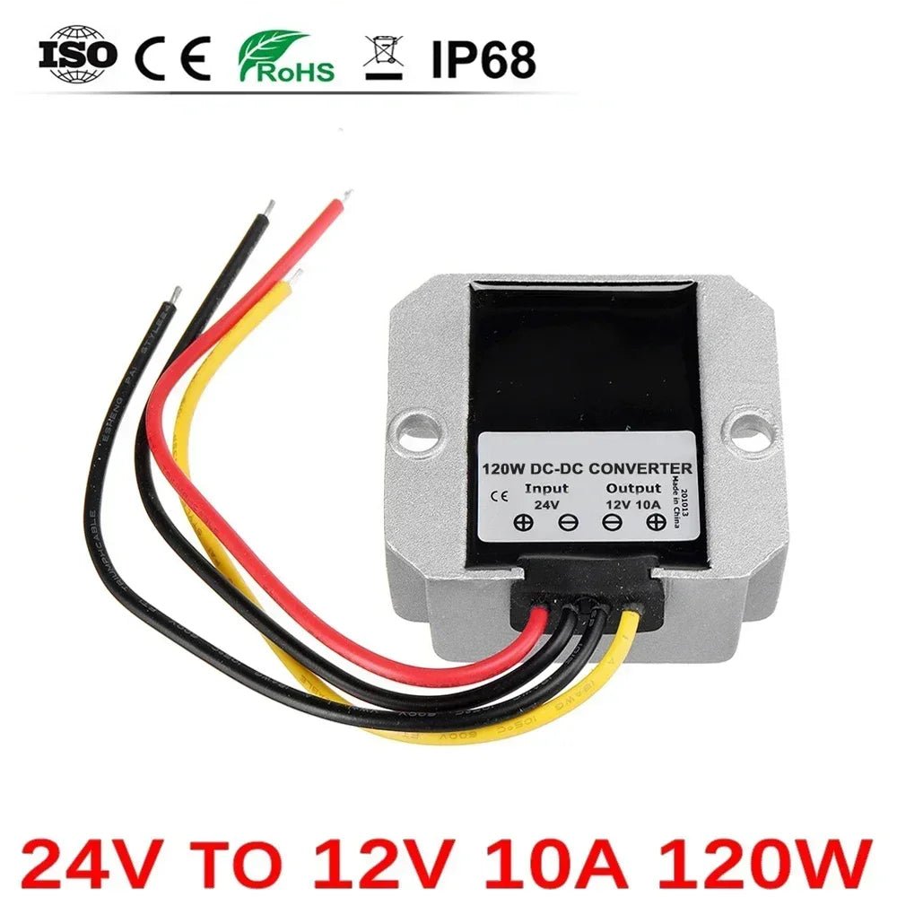 Transformador de tensão do conversor DC Buck, 18 - 90V a 12 V, 5A 10A, 24V, 36V, 48V, 60V, 72V, carro, fonte de alimentação do caminhão, CE - LUFT SECURITY LTDA48V(30 - 60V)Transformador de tensão do conversor DC Buck, 18 - 90V a 12 V, 5A 10A, 24V, 36V, 48V, 60V, 72V, carro, fonte de alimentação do caminhão, CE