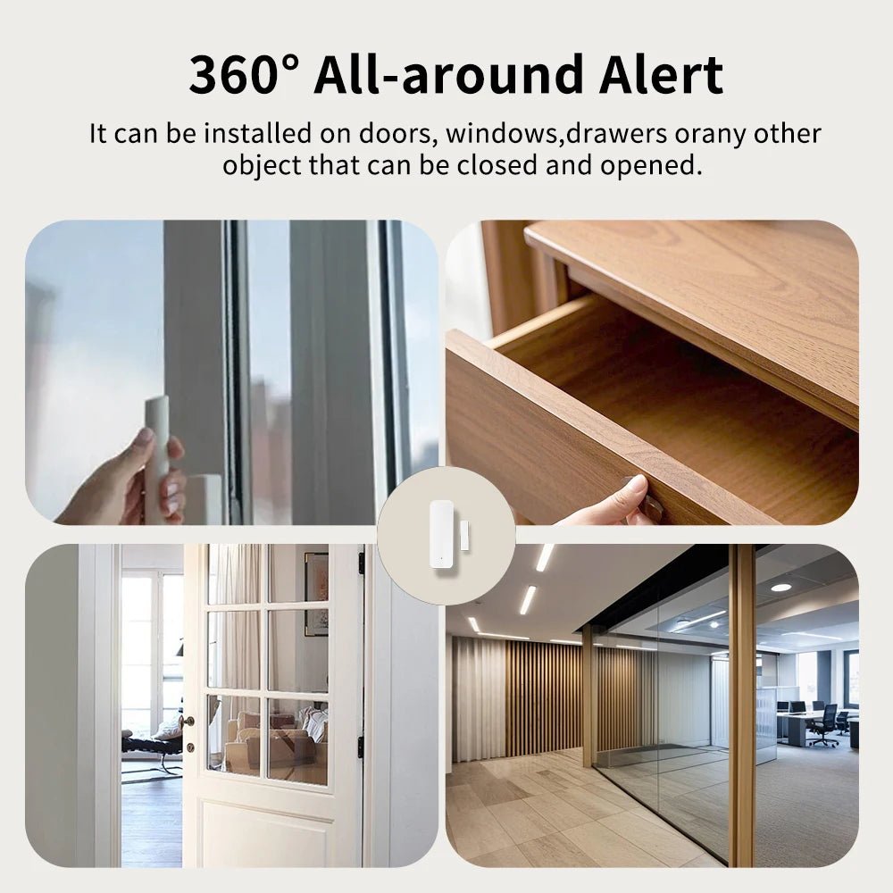 Tuya zigbee sensor de porta sensor contato aberto fechado detector casa inteligente alarme proteção segurança trabalho com aleax vida inteligente - LUFT SECURITY LTDAHA - ZBTuya zigbee sensor de porta sensor contato aberto fechado detector casa inteligente alarme proteção segurança trabalho com aleax vida inteligente