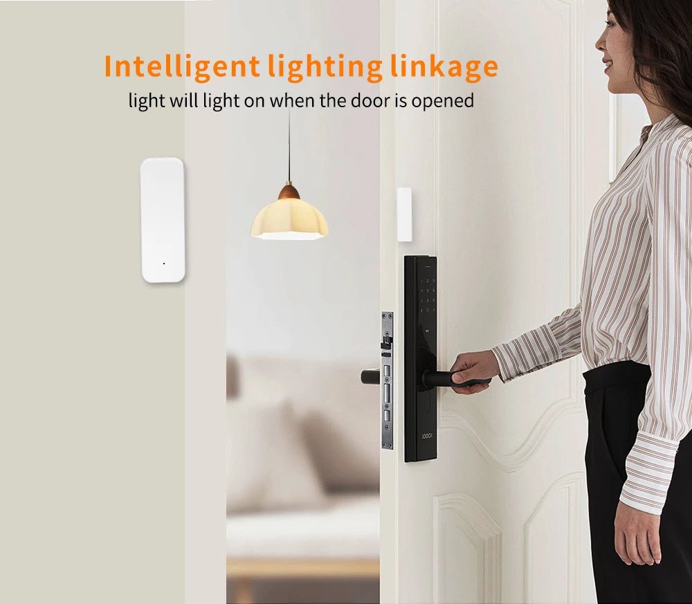 Tuya zigbee sensor de porta sensor contato aberto fechado detector casa inteligente alarme proteção segurança trabalho com aleax vida inteligente - LUFT SECURITY LTDAHA - ZBTuya zigbee sensor de porta sensor contato aberto fechado detector casa inteligente alarme proteção segurança trabalho com aleax vida inteligente