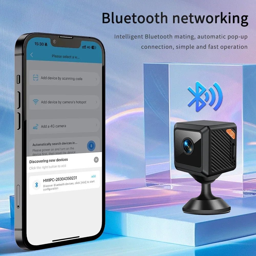 W02 Mini câmera de segurança 1080P HD, 140 ° Grande angular, emparelhamento Bluetooth, bateria de 600mAh, visão noturna IR 5M, alertas de movimento, nuvem/ - LUFT SECURITY LTDAPretoW02 Mini câmera de segurança 1080P HD, 140 ° Grande angular, emparelhamento Bluetooth, bateria de 600mAh, visão noturna IR 5M, alertas de movimento, nuvem/